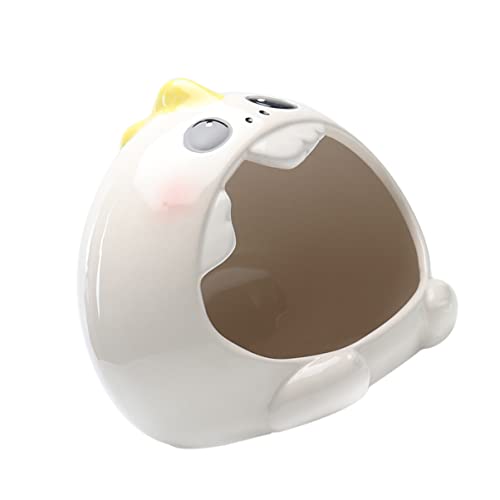 Mipcase Multifunktionales Hamsternestbett Aus Keramik Modisches Design Für Die Täglichen Aktivitäten des Hamsters Zufälliger Stil von Mipcase