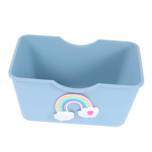 Mipcase Hamster Toilette Kleiner Haustierkäfig Chinchilla-hütte Hamsterversteck Tiersandbad Hamstertoiletten Staubbad Für Chinchilla Rennmausoiletten Toilettenfigur Hamsterbad Abs Sky-Blue von Mipcase