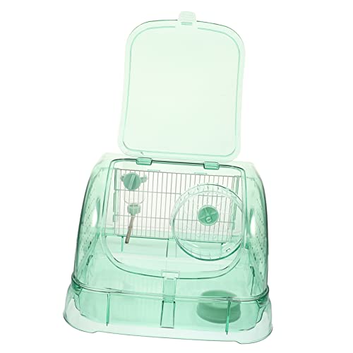 Mipcase Kleiner Haustierbehälter Leichte Hamsterbox Für Hamster Rennmäuse Meerschweinchen Chinchillas Streifenhörnchen Eichhörnchen Grünes Hamsterversteck Käfigzubehör Mipcase Kleiner Haustierbehälter Leichte Hamsterbox Für Hamster Rennmäuse Meerschweinchen Chinchillas Streifenhörnchen Eichhörnchen Grünes Hamsterversteck Käfigzubehör von Mipcase