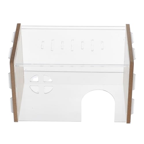 Mipcase Hamsternestdekoration Chinchilla-hütte Hamsterplattform Wearresistant Hamster Versteck Klarer Hamsterhaut Bequemer Hamsterbland Käfig Hamsterhaus Transparent Acryl Mipcase Hamsternestdekoration Chinchilla-hütte Hamsterplattform Wearresistant Hamster Versteck Klarer Hamsterhaut Bequemer Hamsterbland Käfig Hamsterhaus Transparent Acryl von Mipcase