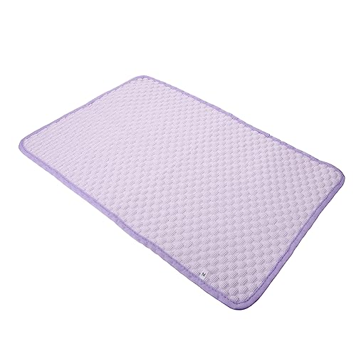 Mipcase Eismatte Für Haustiere Hundepipipads Extra Groß Töpfchen Pads Trainingspads Für Hunde Kühlkissen Für Haustiere Hundeunterlagen Kühlbett Für Haustiere Stoff Violett Boxmatte Zwinger von Mipcase