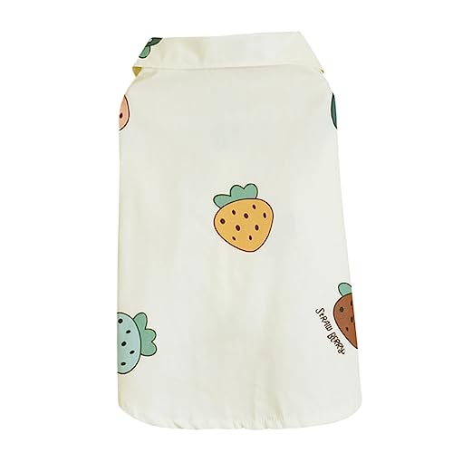 Mipcase Haustier-erdbeer-Shirt Katzenkleidungshemd Hund Sommershirt Kleidung Für Katzen Erdbeerkostü Welpe Chihuahua-Shirt Erdbeere Hundehose Erdbeerhemd Baumwolle Hawaii Niedlich Mipcase Haustier-erdbeer-Shirt Katzenkleidungshemd Hund Sommershirt Kleidung Für Katzen Erdbeerkostü Welpe Chihuahua-Shirt Erdbeere Hundehose Erdbeerhemd Baumwolle Hawaii Niedlich von Mipcase