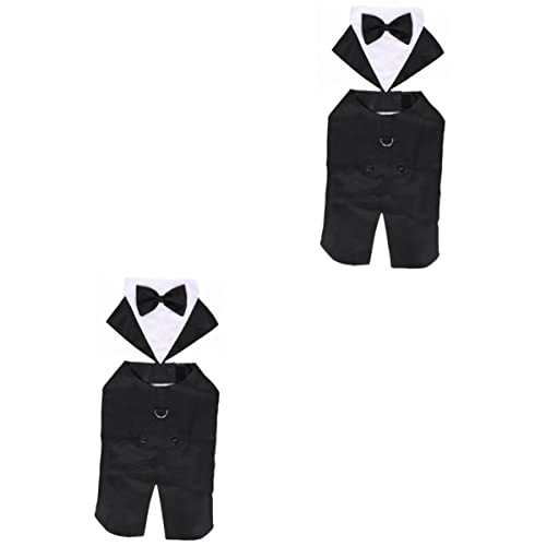 Mipcase 2 Stücke Hund Hemd Welpen Haustier Stilvolle Anzug Fliege Für Hochzeit Geburtstag Karneval Mipcase 2 Stücke Hund Hemd Welpen Haustier Stilvolle Anzug Fliege Für Hochzeit Geburtstag Karneval von Mipcase