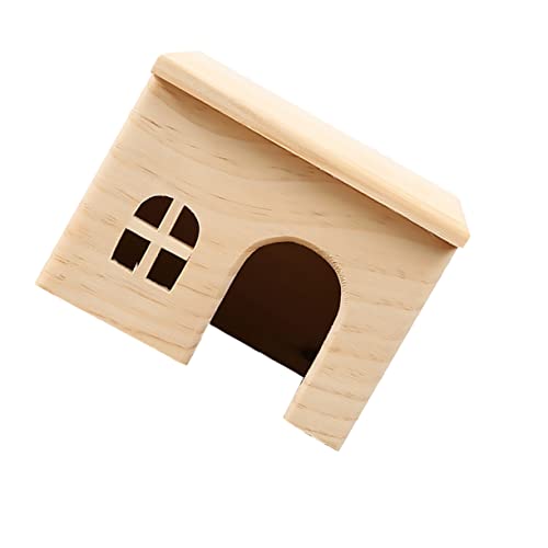 Mipcase Haustier-Mäuse-Hütte Holzhütte Hamsterhaus Hamster -Versteck Bambus Mipcase Haustier-Mäuse-Hütte Holzhütte Hamsterhaus Hamster -Versteck Bambus von Mipcase