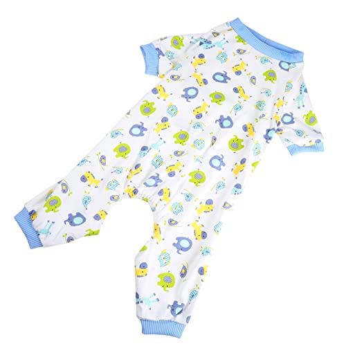 Mipcase Haustier-Pyjama Weihnachtskostü Für Haustiere Urlaubsoutfit Für Haustiere Weihnachts-Haustier-Outfit Weihnachtshundebekleidung Welpen-Pyjama Reine Baumwolle Haustier Hund Shirt von Mipcase
