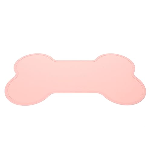 Mipcase Haustier Tischset Hundewasserschale Hundefutter Teppich Hundematte Spielmatte Für Haustiere Haustier Beruhigend Welpe Saugfähige Hundenapfmatte Wassernapfmatte Rosa Kieselgel von Mipcase