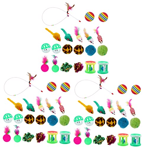Mipcase 60 STK Haustier-weihnachtsset Katzenfederspielzeug Katzenfeder Zauberstab Lustiges Katzenspielzeug Katze Necken Stock Katzenspielzeug Zum Nachfüllen Plüsch Federstock Mipcase 60 STK Haustier-weihnachtsset Katzenfederspielzeug Katzenfeder Zauberstab Lustiges Katzenspielzeug Katze Necken Stock Katzenspielzeug Zum Nachfüllen Plüsch Federstock von Mipcase