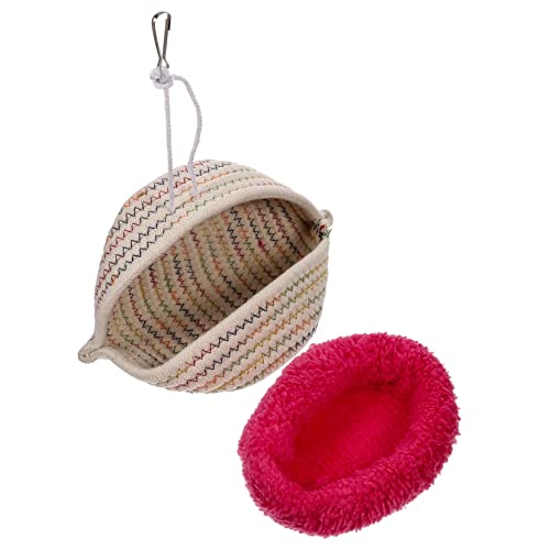 Mipcase Meerschweinchenbett Hamster-hängematte Vielseitige Hängematte Für Hamster Warm Bequem Einfache Verwendung Zufällige Farbe von Mipcase