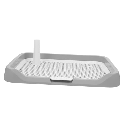 Mipcase Haustiere waschbar Hundekotbehälter Hund pinkelt hundetoilette Hundeklo für Welpen Hundekotablage Hundetrainingstöpfchen große Haustiertoilette Welpen-Toilettenschale Abs Grey Mipcase Haustiere waschbar Hundekotbehälter Hund pinkelt hundetoilette Hundeklo für Welpen Hundekotablage Hundetrainingstöpfchen große Haustiertoilette Welpen-Toilettenschale Abs Grey von Mipcase
