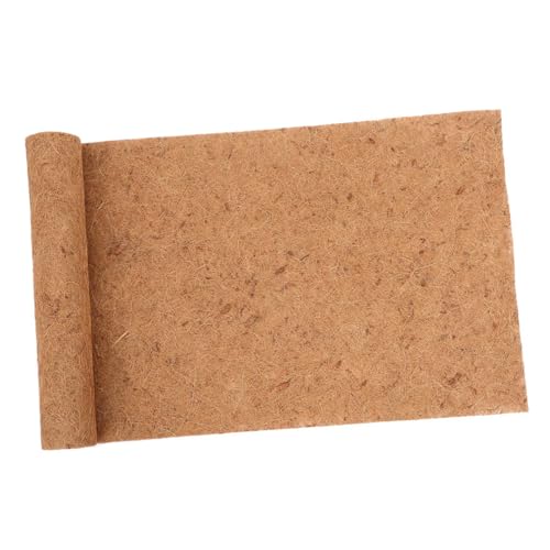 Mipcase Haustiermatte Einsiedlerkrebs-Teppich Reptilienteppich Reptil Bettwäsche Teppich Futter Für Reptiliensubstrate Auskleidung Für Reptilienbecken Kokos Coffee von Mipcase