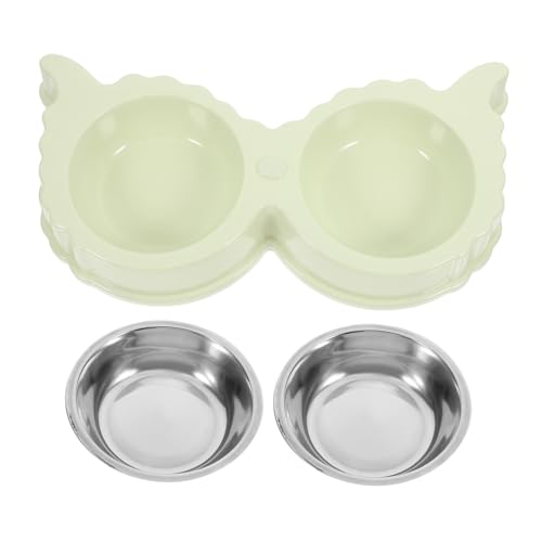 Mipcase Haustiernapf Wasser- und Futternapf für Hunde Hundenäpfe doppelte Schüssel Wasserschale aus Edelstahl Welpenschalen für kleine Hunde Hund Platte Rostfreier Stahl Mipcase Haustiernapf Wasser- und Futternapf für Hunde Hundenäpfe doppelte Schüssel Wasserschale aus Edelstahl Welpenschalen für kleine Hunde Hund Platte Rostfreier Stahl von Mipcase