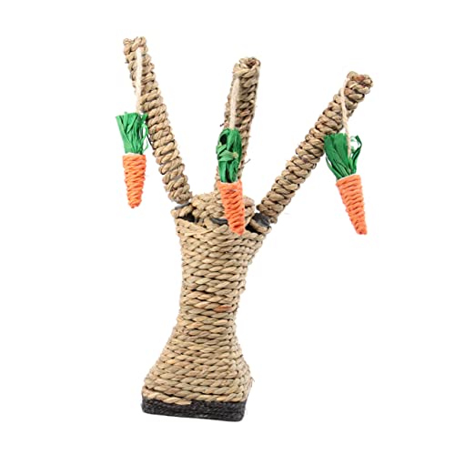 Mipcase Kratzbaum Katzenpfostenbett Interaktiver Katzenbaum Mit Sicherem Karottenspielzeug Kratzbaum Für Katzen Mipcase Kratzbaum Katzenpfostenbett Interaktiver Katzenbaum Mit Sicherem Karottenspielzeug Kratzbaum Für Katzen von Mipcase