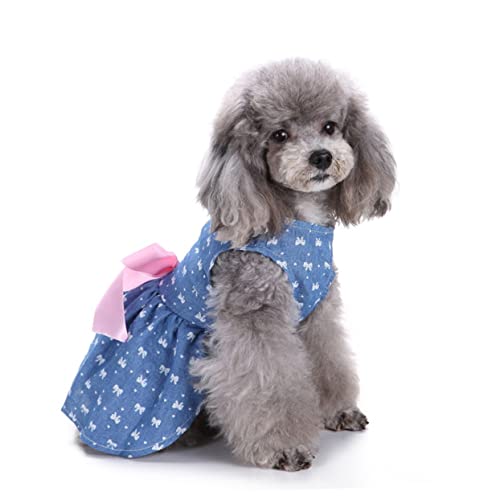 Mipcase Modische Haustierkleidung Hundekleid Mit Schleife Weste Hemden Zum Spazierengehen Joggen Besondere Anlässe Mipcase Modische Haustierkleidung Hundekleid Mit Schleife Weste Hemden Zum Spazierengehen Joggen Besondere Anlässe von Mipcase