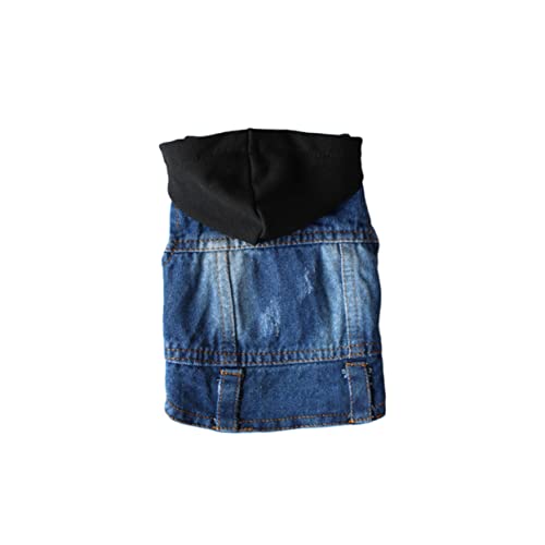 Mipcase Herbst Bekleidung Jean Jacke Größe Kleid Party Mantel Katze Weiß Kostüme Sommer Frühling Blau Welpe Liefert Weste Hoodie Jeans Kleidung Cool Denim Hund Abschlussball von Mipcase