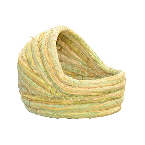 Mipcase Warmes Nest Für Haustiere Aus Stroh Gefertigtes Hamsterbett Versteck Für Käfigtiere Mipcase Warmes Nest Für Haustiere Aus Stroh Gefertigtes Hamsterbett Versteck Für Käfigtiere von Mipcase