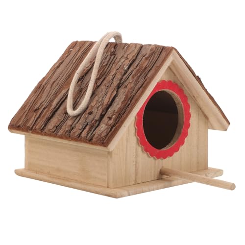 Mipcase Hängendes Vogelhaus Aus Holz Für Außenbereich Natürliche Vogelbeobachtungsstation Sicherer Nistplatz Für Wildvögel Für Garten Und Terrasse Robustes Design Für Ganzjähriges Mipcase Hängendes Vogelhaus Aus Holz Für Außenbereich Natürliche Vogelbeobachtungsstation Sicherer Nistplatz Für Wildvögel Für Garten Und Terrasse Robustes Design Für Ganzjähriges von Mipcase
