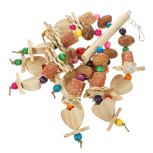 Mipcase Papageien Kauspielzeug Aus Naturholz Hängendes Spielzeug Für Vögel Sicher Und Langlebig Für Wellensittiche Nymphensittiche Papageien Und Andere Kleine Vogelarten Mipcase Papageien Kauspielzeug Aus Naturholz Hängendes Spielzeug Für Vögel Sicher Und Langlebig Für Wellensittiche Nymphensittiche Papageien Und Andere Kleine Vogelarten von Mipcase