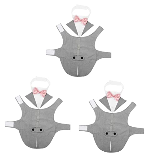 Mipcase 3 Sets Haustier Fliege Bandana Hund Hochzeit Outfit Stilvolle Hundekleidung Für Besondere Anlässe Mipcase 3 Sets Haustier Fliege Bandana Hund Hochzeit Outfit Stilvolle Hundekleidung Für Besondere Anlässe von Mipcase