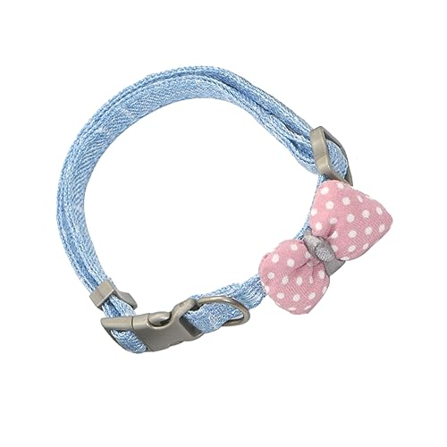 Mipcase Luxuriöses Hundehalsband Mit Schleife Weiche Baumwolle Kariertes Muster Sicher Und Bequem Für Haustiere von Mipcase