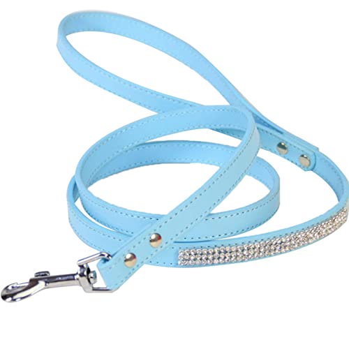Mipcase Hundeleine Aus Pu-Leder Für Hunde Hundeleine Zum Spazierengehen Mit Glitzernden Strasssteinen Haustierzubehör Für Hunde Und Katzen Mipcase Hundeleine Aus Pu-Leder Für Hunde Hundeleine Zum Spazierengehen Mit Glitzernden Strasssteinen Haustierzubehör Für Hunde Und Katzen von Mipcase