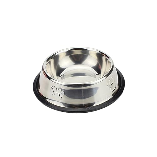 Mipcase Edelstahl-futternapf Für Haustiere Schüssel Wassernapf Für Hunde Katzen Welpen 33 cm rutschfeste Basis von Mipcase