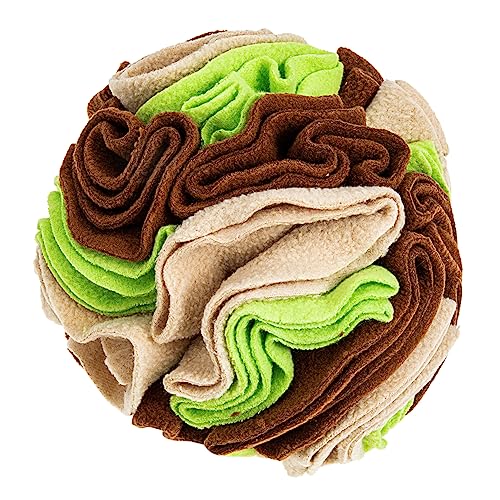 Mipcase Hundeschnüffelball für Haustiere Interaktive Hundespielzeug Kauer Dog chew Toy hundekauspielzeuge Schnüffelbälle für Haustiere schnüffelbälle für Hunde Polarfleece Green von Mipcase