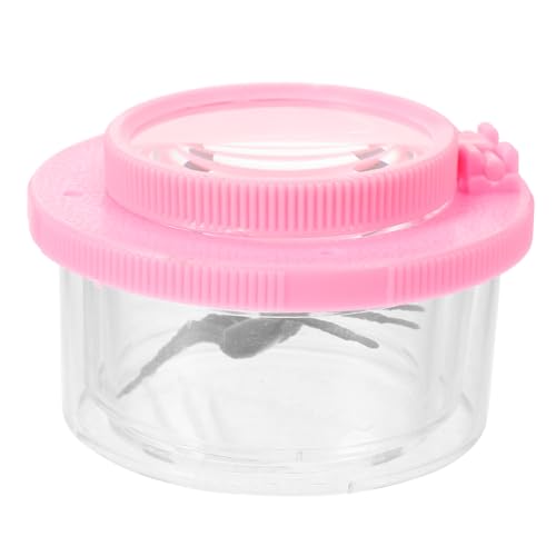 Mipcase Kunststoff Lupenbox Mit Linse Für Junge Mädchen Insektenbeobachter Outdoor Tierglas Tragbare Lupenglas Für Insektenlupe Multifunktionaler Insektenviewer von Mipcase