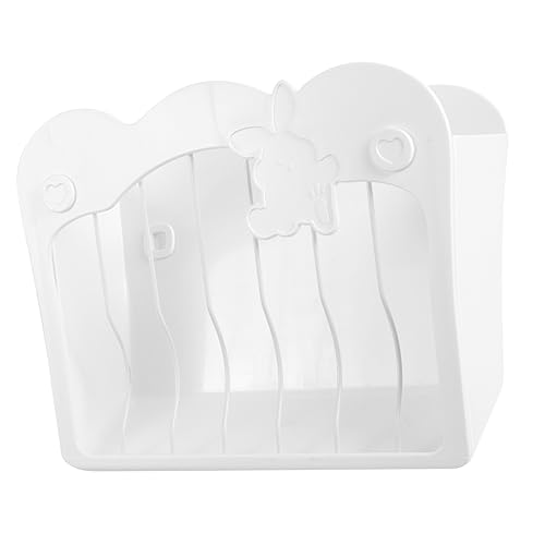 Mipcase Heu Kaninchen Hasengrasständer Kleiner Heukorb Für Tiere Kannichen Futterbehälter Heu Futter Rack Heuraufe Futterkrippe Haustier Heuraufe Hasen-heu-krippe Eingebaut Plastik Container Weiß von Mipcase