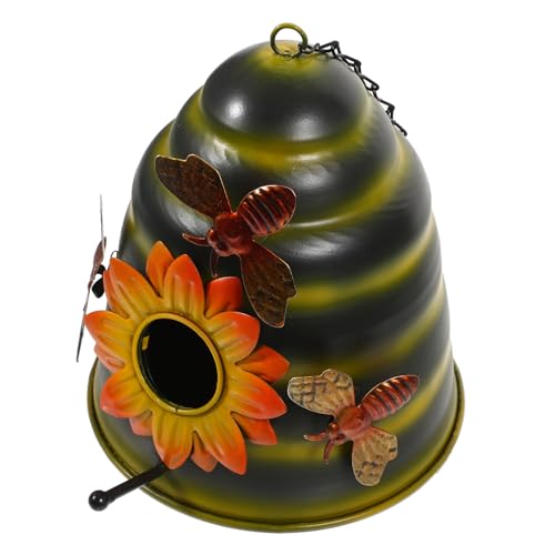 Mipcase Kasten Eiserne Bienenverzierung Verschachtelung Vogelhaus Nest Tiervogelversorgung Kleine Vogelversorgung Gartendekoration Vogelhäuschen Für Draußen Parkverzierung Metall Mipcase Kasten Eiserne Bienenverzierung Verschachtelung Vogelhaus Nest Tiervogelversorgung Kleine Vogelversorgung Gartendekoration Vogelhäuschen Für Draußen Parkverzierung Metall von Mipcase