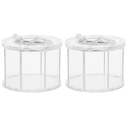 Mipcase Kastenhorn-Vogelspinne Plötze Zum Füttern Tank Kriechende Reptilien Zeigen Reptil Kleines Terrarium Gehäuse Frosch Acryl Spinne Isopoden Zucht Wirbellose Tiere von Mipcase