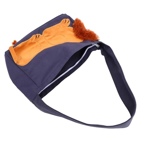 Mipcase Katzen Tragetasche katzentragetaschen katzenzubehör cat Accessories Katze-Rucksack-Blase Hundetasche Reisetransportbox für Katzen Reisetragetasche für Katzen Segeltuch Grey von Mipcase