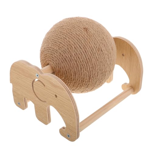 Mipcase Katzenkratzbaum mit Sisalball Interaktives Katzenspielzeug für Hauskatzen Platzsparendes Design Langlebig und Strapazierfähig Multifunktional für Kratzen Mipcase Katzenkratzbaum mit Sisalball Interaktives Katzenspielzeug für Hauskatzen Platzsparendes Design Langlebig und Strapazierfähig Multifunktional für Kratzen von Mipcase