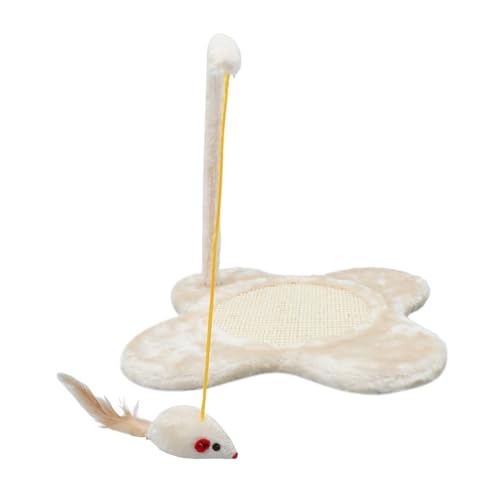 Mipcase Katzenkratzbrett Haben Kratzen Hat Kratzbaum Für Katzen Drinnen Hängend Katzenkratzbaum Mit Ballspielzeug Katzenkratzspielzeug Beige Plüsch Mipcase Katzenkratzbrett Haben Kratzen Hat Kratzbaum Für Katzen Drinnen Hängend Katzenkratzbaum Mit Ballspielzeug Katzenkratzspielzeug Beige Plüsch von Mipcase
