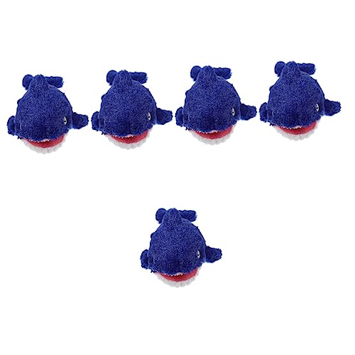 Mipcase Katzenminze-Spielzeug 5 Stück Kätzchen Audio-Spielzeug Bezaubernde Spielzeuge Necken Zahnen Blaue Kaukatze Verschleißfestes Trainingsgerät Plüsch-Zubehör Tierzähne von Mipcase