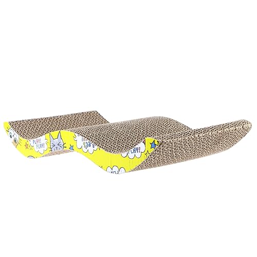 Mipcase Katzenkratzbrett Recycelbar Wellpappe Kratzbrett Für Katzen Und Kätzchen Pflegespielzeug Haustierkratzbrett Zufällige Farbe Mipcase Katzenkratzbrett Recycelbar Wellpappe Kratzbrett Für Katzen Und Kätzchen Pflegespielzeug Haustierkratzbrett Zufällige Farbe von Mipcase