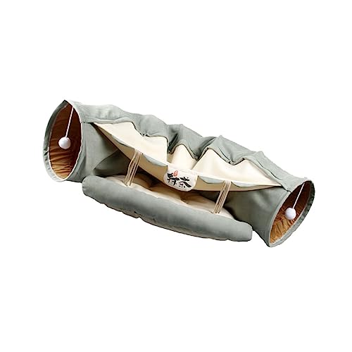 Mipcase Tunnelspielzeug Für Katzen Muschispielzeug Gefaltetes Katzentunnelspielzeug -Spielzeug Haustier Matcha Mipcase Tunnelspielzeug Für Katzen Muschispielzeug Gefaltetes Katzentunnelspielzeug -Spielzeug Haustier Matcha von Mipcase