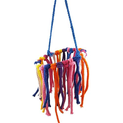 Mipcase Bunte Baumwoll-Knoten-kauspielzeuge Für Vögel Schaukelsitz Für Papageien Zufällige Seilfarbe Sicheres Spielzeug Für Kleine Und Mittelgroße Vögel Zum Klettern Und Erkunden Mipcase Bunte Baumwoll-Knoten-kauspielzeuge Für Vögel Schaukelsitz Für Papageien Zufällige Seilfarbe Sicheres Spielzeug Für Kleine Und Mittelgroße Vögel Zum Klettern Und Erkunden von Mipcase