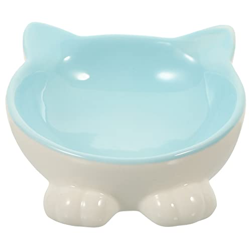 Mipcase Katzenohr-futternapf Keramik-hundenapf Große Kapazität Katzenfutter Einfaches Design Mipcase Katzenohr-futternapf Keramik-hundenapf Große Kapazität Katzenfutter Einfaches Design von Mipcase