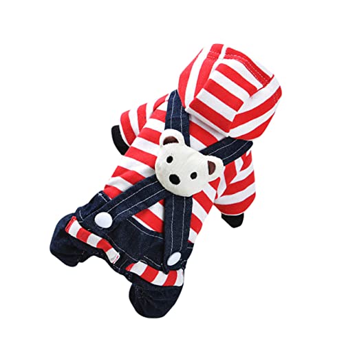 Mipcase Hundepullover Katzen-Outfit Welpenjacke Welpen äntel Haustier-Outfit Gestreifter Pulli Kleidung Party-hundetuch Hosenträger Der Hund Mipcase Hundepullover Katzen-Outfit Welpenjacke Welpen äntel Haustier-Outfit Gestreifter Pulli Kleidung Party-hundetuch Hosenträger Der Hund von Mipcase