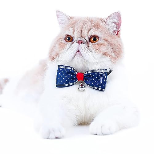 Mipcase Haustier Katze Kragen Fliege Kätzchen Bowknot Dark Pet Supplies Mode Komfort von Mipcase