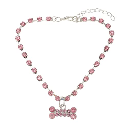 Mipcase Knochen Halskette pet Supplies hundezubehör hundehalsbänder hundehalsketten Perle Hundehalskette Halsschmuck für Haustiere Ornament Katze Halskette Hundehalsbandkette Metall Rosa Mipcase Knochen Halskette pet Supplies hundezubehör hundehalsbänder hundehalsketten Perle Hundehalskette Halsschmuck für Haustiere Ornament Katze Halskette Hundehalsbandkette Metall Rosa von Mipcase
