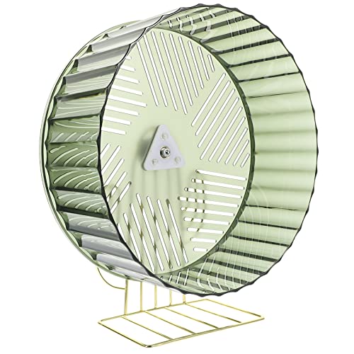 Mipcase Laufrad für Hamster, 30,5 cm, kompaktes Rad, leises Hamster, Rennmäuse, Räder, Hamster, Frettchen, Schwein, Spielzeug, Igelbefestigung, Spielzeug für Rennmäuse, Ratten, Laufen (zufällige von Mipcase