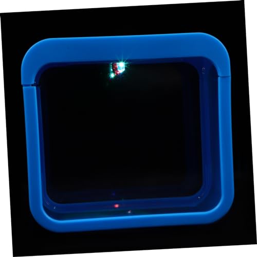 Mipcase Kreatives Aquarium Kleines Aquarium Mit Licht Starter-Sets Für Cube-aquarien Goldfisch-aquarienlampe Mit Farbwechselndem Licht Betta-bälle Aquariumlicht Kind Plastik Abnehmbar von Mipcase