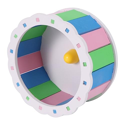 Mipcase Stummes Übungsrad Für Hamster Tierspielzeugrad Bequeme Matte Haustierspielzeug Für Hamster von Mipcase