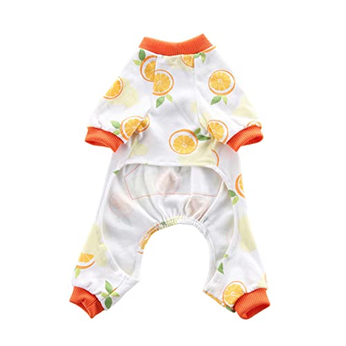 Mipcase Orange Muster Haustier Pyjamas Herbst Warme Haustier Kleidung Haustierbedarf Für Welpen Hund Größe XL Mipcase Orange Muster Haustier Pyjamas Herbst Warme Haustier Kleidung Haustierbedarf Für Welpen Hund Größe XL von Mipcase