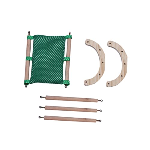 Mipcase Haustier Holz Shaker Bett Für Hamster Eichhörnchen Gemütliche Warme Nest Schaukel Design von Mipcase