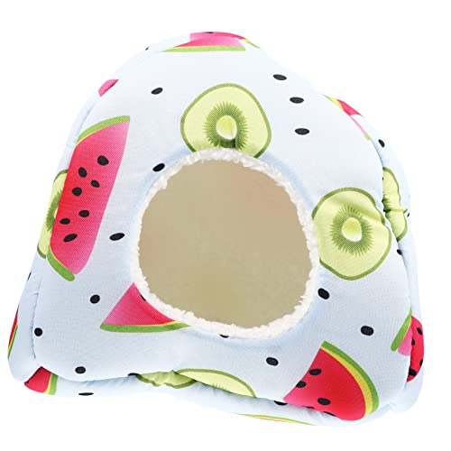 Mipcase Papageienversteck Meerschweinchennest Spielzeug Papageienwinter Warm Papageienhaus Papageienhaus Bett Zuckergleiterbett Hamster Winterversorgung Zuckergleiter Wärmebett von Mipcase