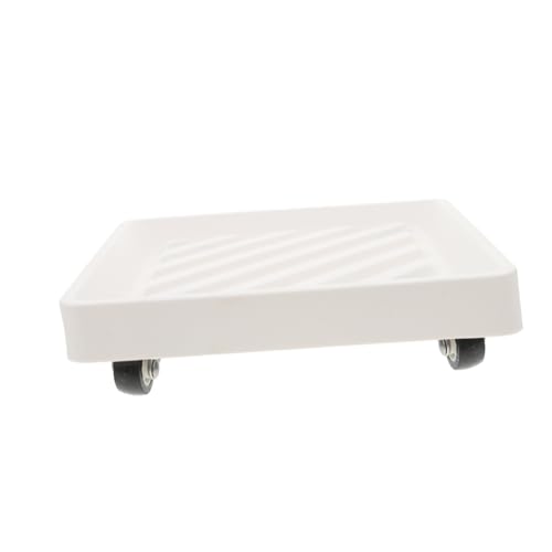Mipcase Mobiles Pflanzgefäß Ziehen Um Rad Rollanlagenständer Schwer Pflanze Dolly Rollendes Pflanzentablett Pflanzschale Pflanzenwagen Mit Rädern Eingetopft Stand Pp Weiß von Mipcase