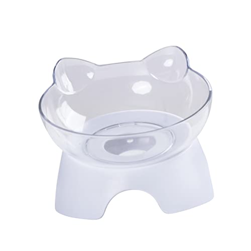 Mipcase Geneigter Katzennapf 15° Geneigter Futternapf Aus Kunststoff Für Haustiere Katzenfutter- Und Wassernapf Für Hunde Ohne Boden Sicher Und Stabil von Mipcase