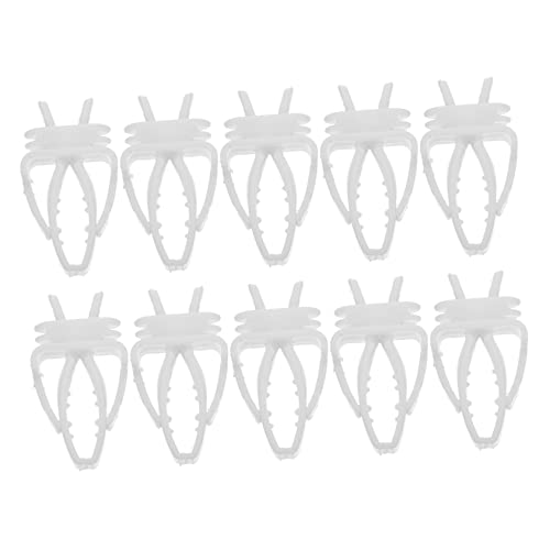 Mipcase Obstfutterspender 10 Stück Weißer Nymphensittich Papageienhalter Futter Wellensittich Grundlagen Halter Werkzeuge Käfig Sittich Haustierzubehör Werkzeug von Mipcase